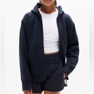 Athleta Girls All Day Full Zip Seeatshirt